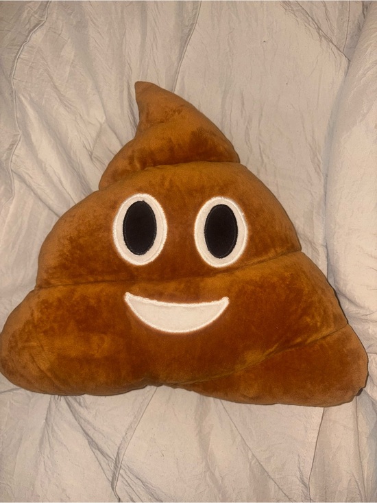 Other - Plush Poop Emoji Pillow - Brown